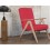 Fauteuil retro HELENA rouge