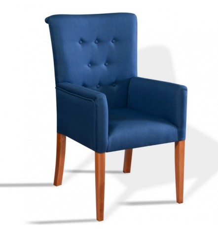 Fauteuil capitonné AGATHA 