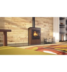 Poêle à bois EVENES 9 kW en plusieurs coloris