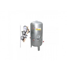Réservoir surpresseur à eau galvanisé 495 L 6 bar avec accessoires