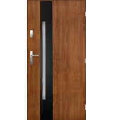 Porte d'entrée HELIOS 90 cm 72 mm en acier inoxydable en 3 couleurs