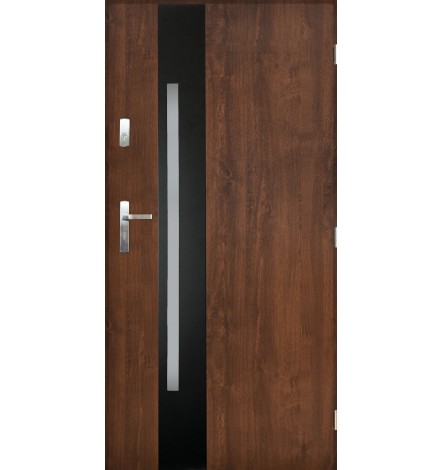 Porte d'entrée GOTAN 90 cm en acier inoxydable