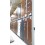 Porte d'entrée GOTAN 90 cm en acier inoxydable couleur noyer