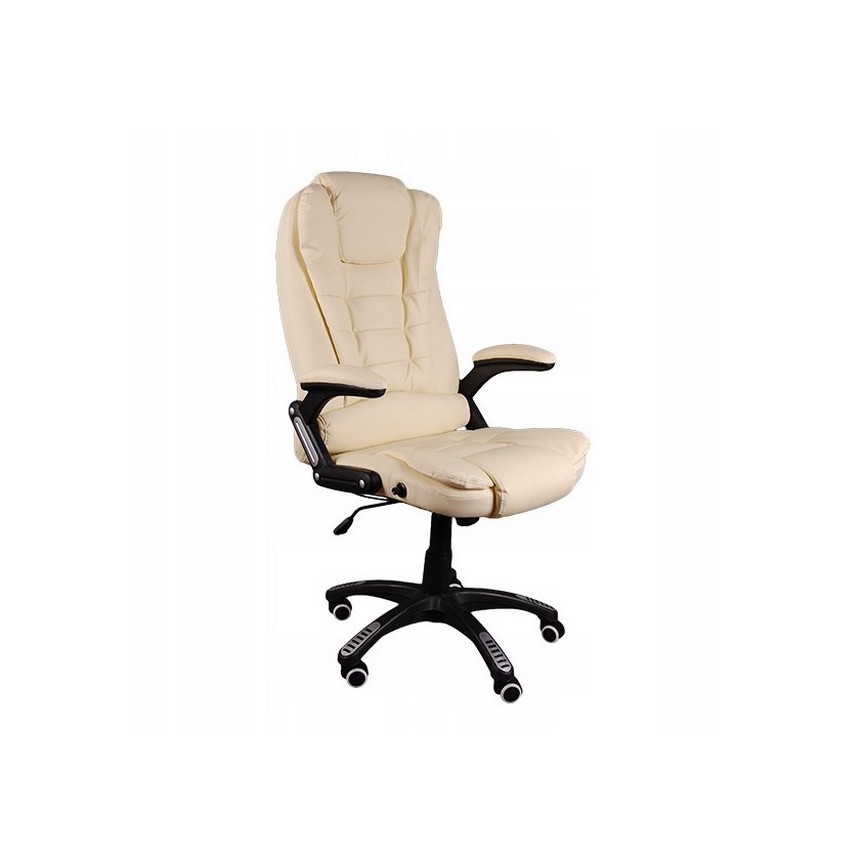 Fauteuil De Bureau A Roulette Darcie Beige Sur Notre Boutique En Ligne Vivadiscount Fr