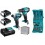 ensemble de 2 machines MAKITA 12 V perceuse visseuse DF333+visseuse à choc TD110+kits d'accesoires