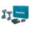 ensemble de 2 machines MAKITA 12 V perceuse visseuse DF333+visseuse à choc TD110+kits d'accesoires