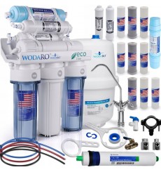 RO7 wodaRO ECO Impianto di osmosi domestica a 7 stadi con effetto decontaminante