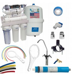 Osmoseur domestique 7 étapes de filtration RO7 à effet décontaminant