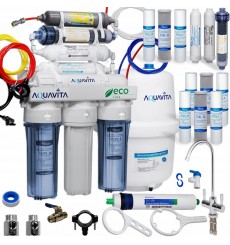 RO8 aqua vita Sistema de osmose doméstica de 8 fases com efeito de descontaminação