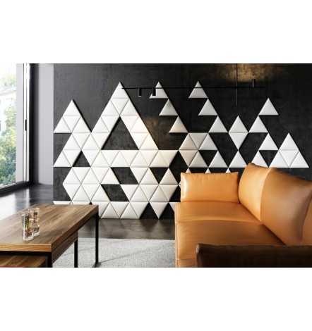 Panneau capitonné pour revêtement mural triangle 46 cm