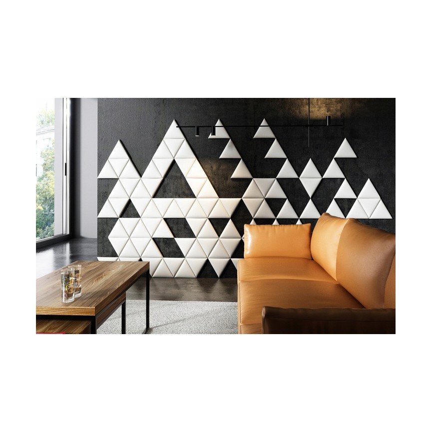 Panel acolchado para revestimiento de pared de aguamarina de 60x30 cm