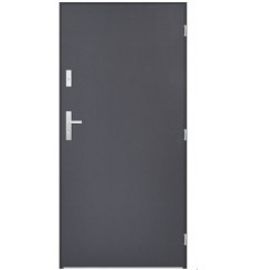 COLOMBO Porta de entrada em aço inoxidável de 70 cm e 55 mm