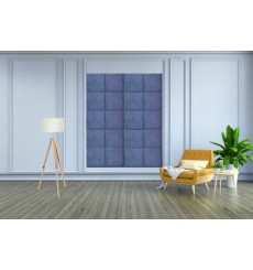 Panel de pared acolchado en simil cuero en diversos colores 40x20 cm