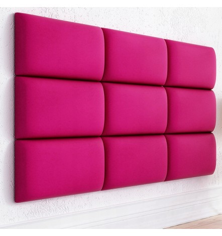 Panel acolchado para revestimiento de pared ITALIA en tejido TRINITY 10 70x30 cm