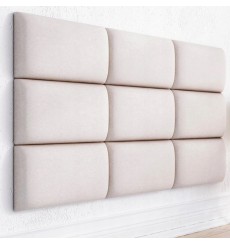 Panel de pared acolchado ITALIA beige 70x30cm