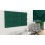 Panneau rembourré pour rêvetement mural en tissu doux en vert 60x30cm