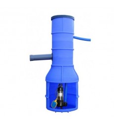 Station de relevage 345 l, 1,8 m 1 pompe 550W 250l / min 10m