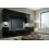 Ensemble meuble TV CONCEPT 1 noir brillant 256 cm