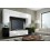 Conjunto mueble TV TV CONCEPT 1A blanco brillante 240 cm