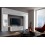 Ensemble meuble TV CONCEPT 3/HG/W/2-1B blanc brillant