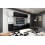 Conjunto mueble TV CONCEPT 14-14/HG/BW/6 negro/blanco brillante