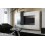 Conjunto mueble TV CONCEPT 22/HG/BW/2 negro/blanco brillante