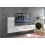 Conjunto mueble TV CONCEPT 43-43/HG/W/2-1B blanco brillante