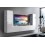 Ensemble meuble TV CONCEPT 57-57/HG/W/2-1A blanc brillant
