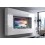Ensemble meuble TV CONCEPT 61-61/HG/W/2-1B blanc brillant