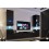 Conjunto mueble TV CONCEPT 67-67/HG/W/2-1B blanco brillante