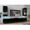 Ensemble meuble TV NEXT 21 AN21-18B-HG1-1A noir brillant