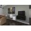 Conjunto mueble TV NEXT 263 AN263-17BW-HG22-1A negro/blanco brillante