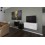 Conjunto mueble TV NEXT 263 AN263-17BW-HG23-1A negro/blanco brillante