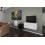 Conjunto mueble TV NEXT 263 AN263-17BW-HG24-1A blanco/negro brillante