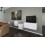 Conjunto mueble TV NEXT 263 AN263-17BW-HG25-1A blanco/negro brillante