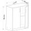 Petite armoire Chêne clair 2 portes TROMSO 74x85 cm 