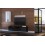 Ensemble meuble TV NEXT 271AN271-17BW-HG22-1A noir/blanc brillant