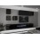 Conjunto mueble TV NEXT 277 AN277-17BW-HG24-1A negro/blanco brillante