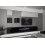 Ensemble meuble TV NEXT 277 AN277-17BW-HG23-1B noir/blanc brillant