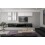 Ensemble meuble TV NEXT 280 AN280-17BW-HG23-1B noir/blanc brillant