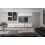 Conjunto mueble TV NEXT 280 AN280-17BW-HG25-1B blanco/negro brillante