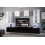 Conjunto mueble TV NEXT 291 AN291-17BW-HG22-1A negro/blanco brillante