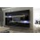 Conjunto mueble TV NEXT 293 AN293-17WB-HG26-1A blanco/negro brillante