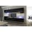 Ensemble meuble TV NEXT 3 AN3-17BW-HG24-1A noir/blanc brillant