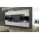 Conjunto mueble TV NEXT 3 AN3-17BW-HG22-1A blanco/negro brillante