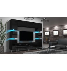 Porta TV NEXT 35 AN35-18B-HG1-1A nero lucido 240 cm
