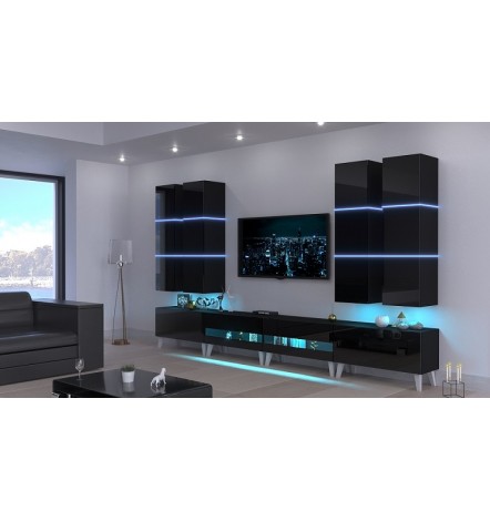 Conjunto mueble TV NEXT 51 AN51-18W-HG2 blanco brillante