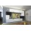 Conjunto mueble TV NEXT 6 AN6-17BW-HG21-1B negro/blanco brillante