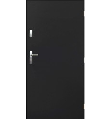 Porte d'entrée TANGO Anthracite en acier inoxydable en 80 ou 90 cm