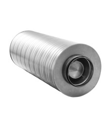 Silenciador acústico redondo SIBOL-100 mm - 250 x 450 x 900 mm